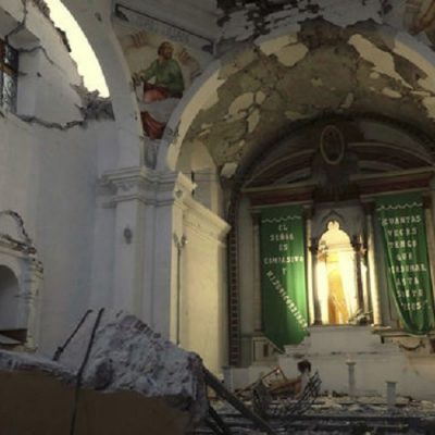 Ayuda del Santo Padre a México golpeado por el terremoto