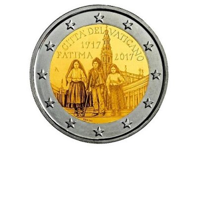 Vaticano: una moneda conmemorativa de dos euros en el centenario de Fátima