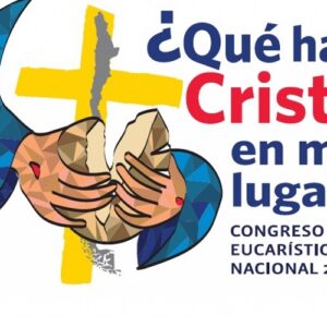 Estos son el lema y el logo del Congreso Eucarístico
