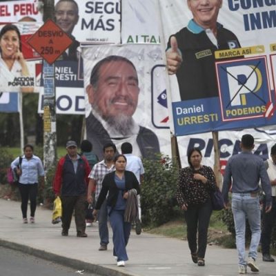 Duro revés para los partidos tradicionales en Perú